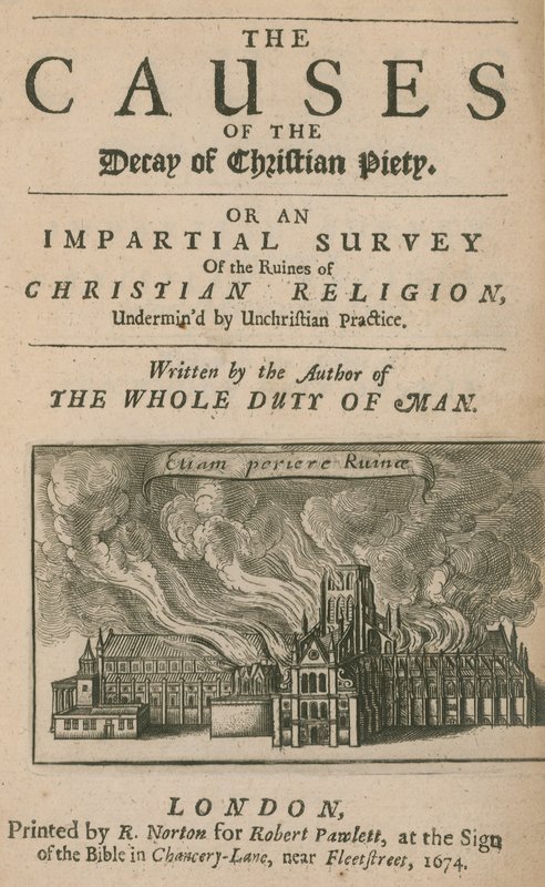 Die Ursachen des Verfalls der christlichen Frömmigkeit von English School