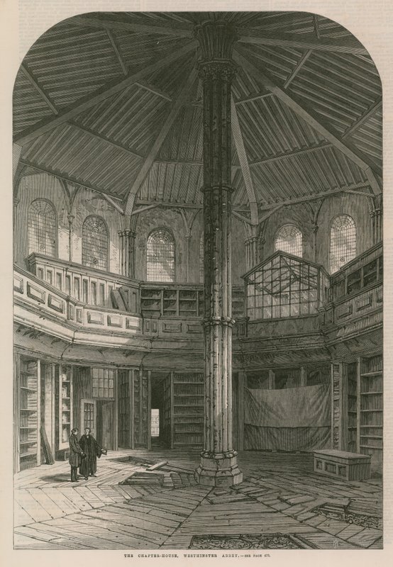 Das Kapitelhaus in der Westminster Abbey von English School