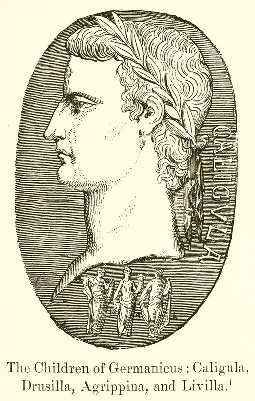 Die Kinder des Germanicus: Caligula, Drusilla, Agrippina und Livilla von English School