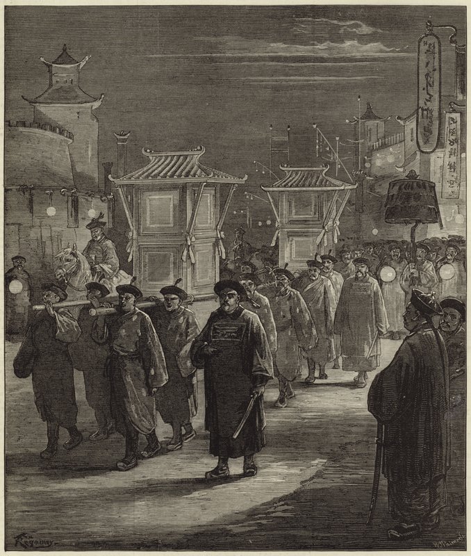 Die chinesische Hochzeit in Peking von English School