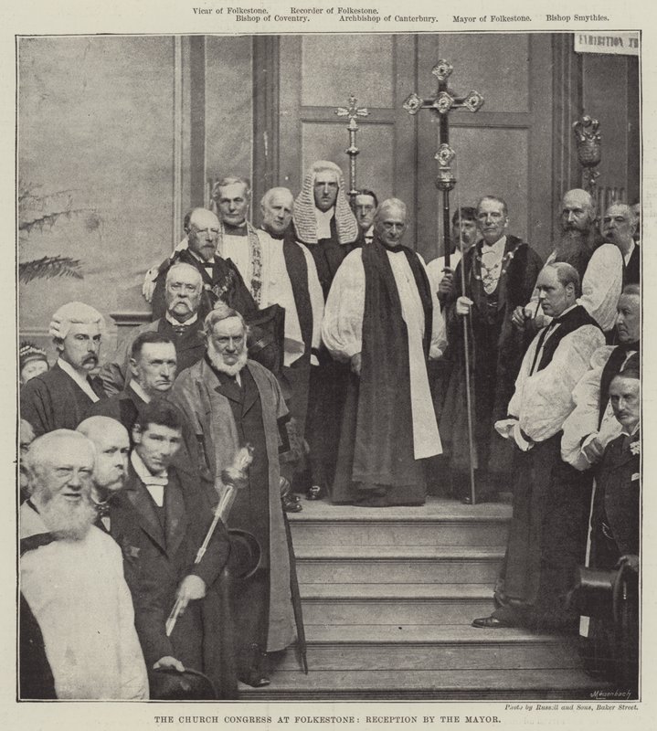 Der Kirchenkongress in Folkestone, Empfang durch den Bürgermeister von English School