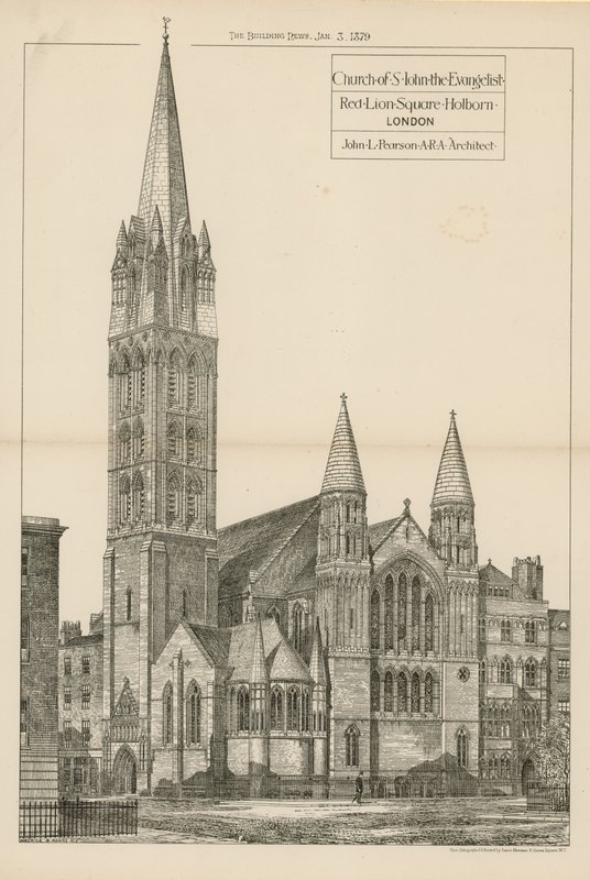 Die Kirche St. Johannes der Evangelist von English School