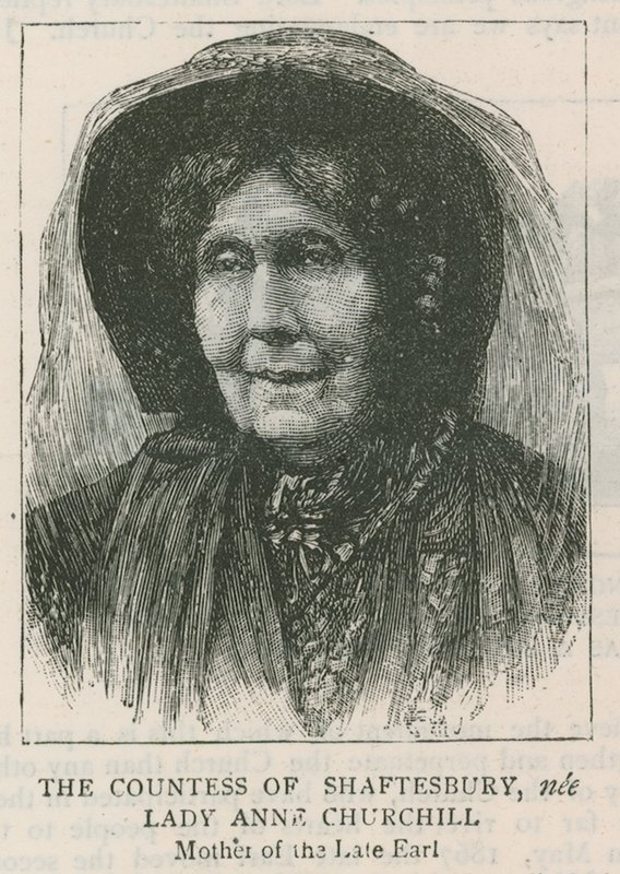 Die Gräfin von Shaftesbury, geborene Lady Anne Churchill von English School