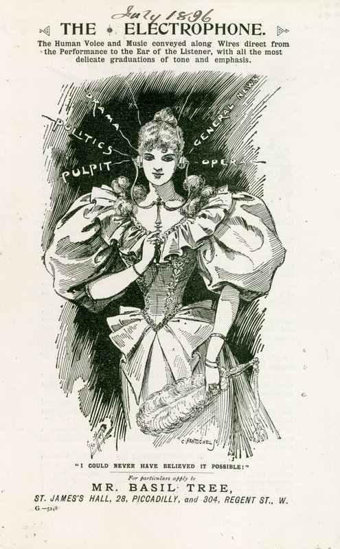 Das Elektrofon, Juli 1896 von English School