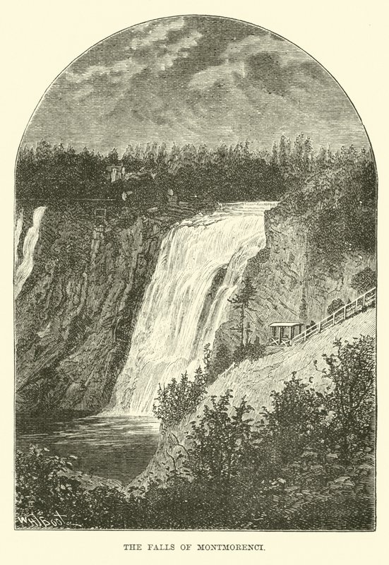 Die Wasserfälle von Montmorenci von English School
