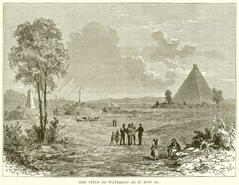 Das Feld von Waterloo, wie es jetzt ist von English School
