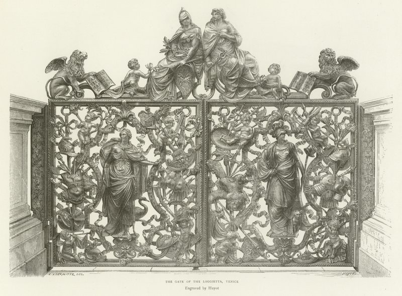 Das Tor der Loggietta, Venedig von English School