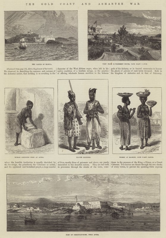 Die Goldküste und der Ashanti-Krieg von English School