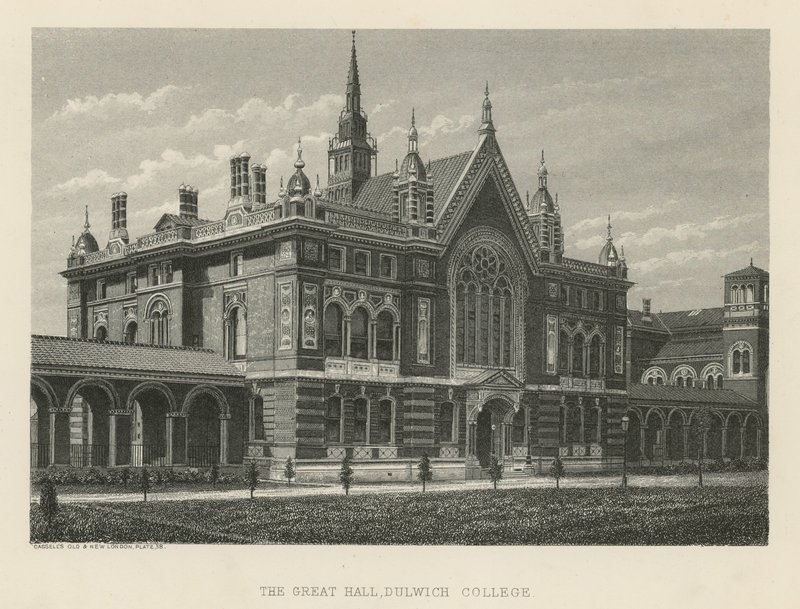 Die Große Halle des Dulwich College von English School