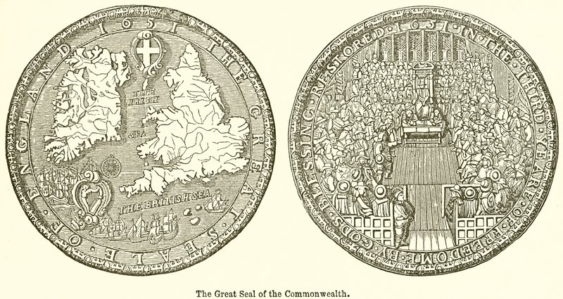 Das große Siegel des Commonwealth von English School