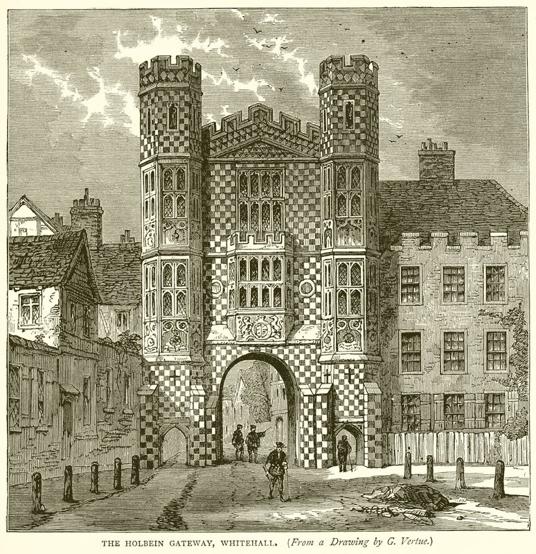 Das Holbein-Tor, Whitehall von English School