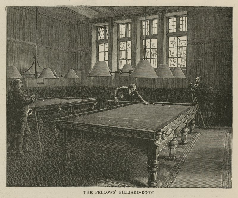 Das Imperial Institute: Der Billardraum der Fellows von English School