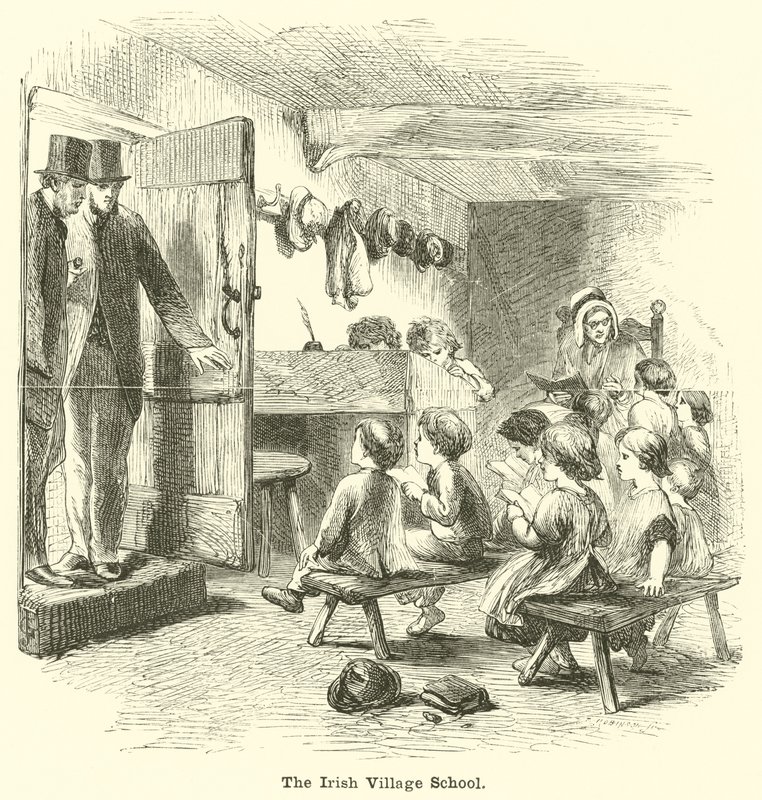 Die irische Dorfschule von English School