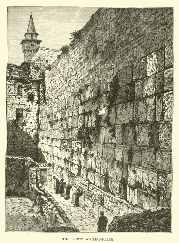 Die Klagemauer der Juden von English School