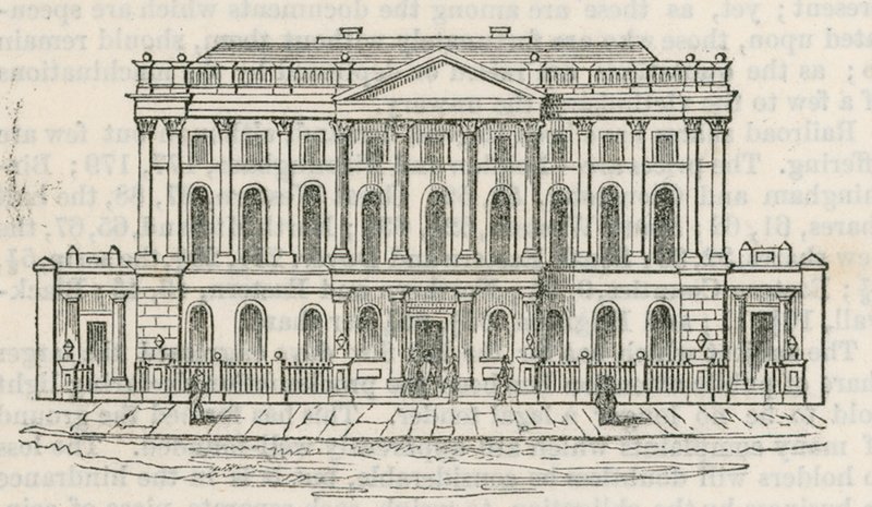 Die London Institution, Finsbury Circus, London von English School