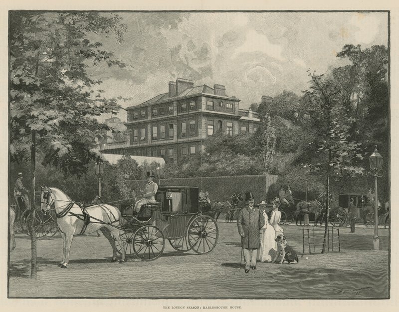 Die Londoner Saison - Marlborough House von English School