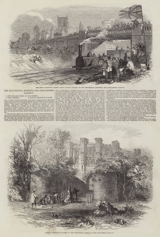 Die Manchester, Sheffield und Lincolnshire Railway von English School