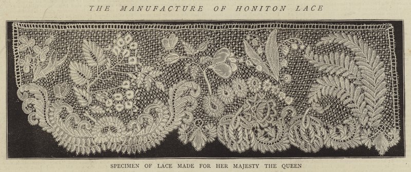 Die Herstellung von Honiton-Spitze von English School