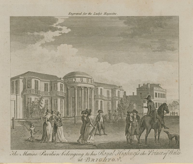 Das Marine Pavilion, das seiner königlichen Hoheit dem Prinzen von Wales in Brighton gehört von English School