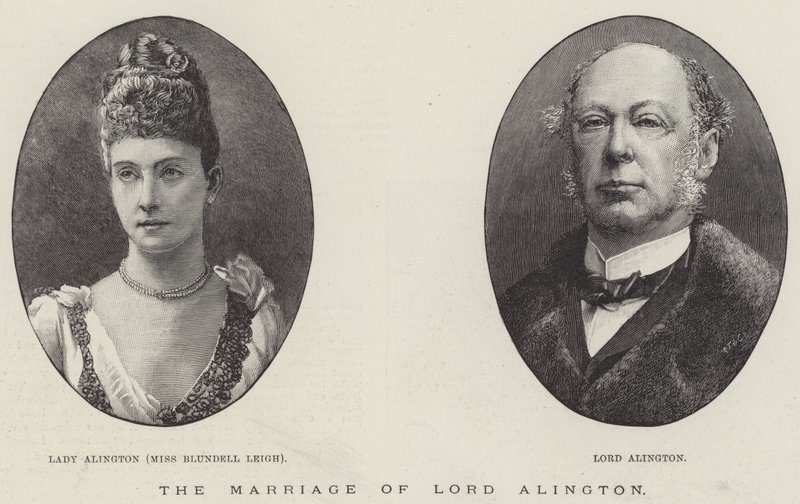 Die Hochzeit von Lord Alington (Gravur) von English School