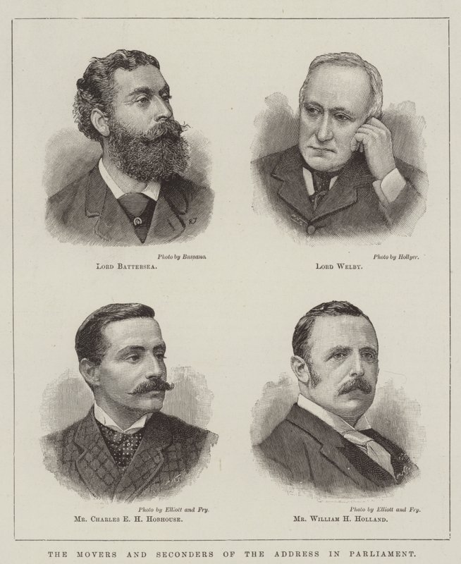 Die Antragsteller und Unterstützer der Adresse im Parlament von English School