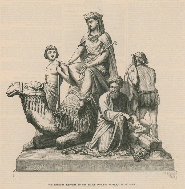 Das Nationaldenkmal für den Prinzgemahl: Afrika von English School
