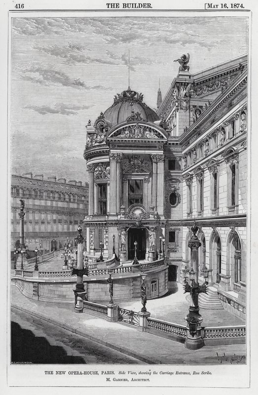 Das neue Opernhaus, Paris von English School