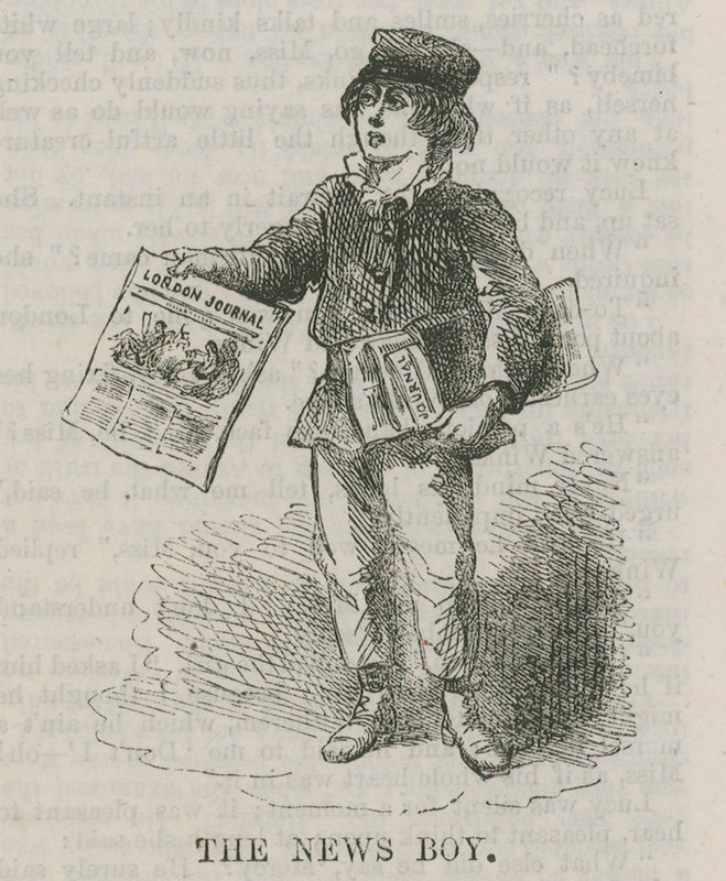 Der Zeitungsjunge von English School