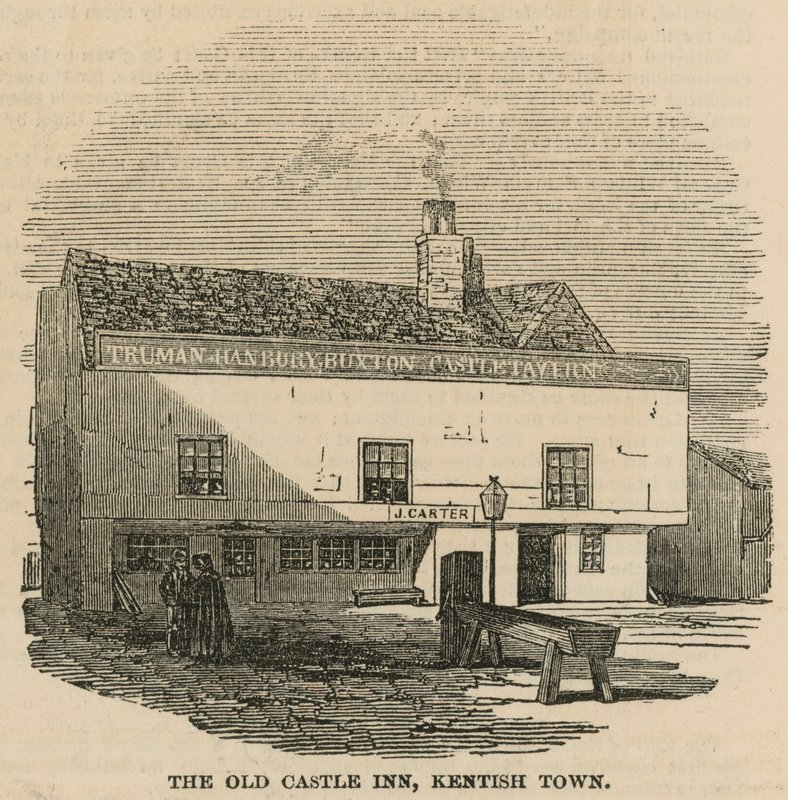 Die Alte Schloss Taverne, Kentish Town, London von English School