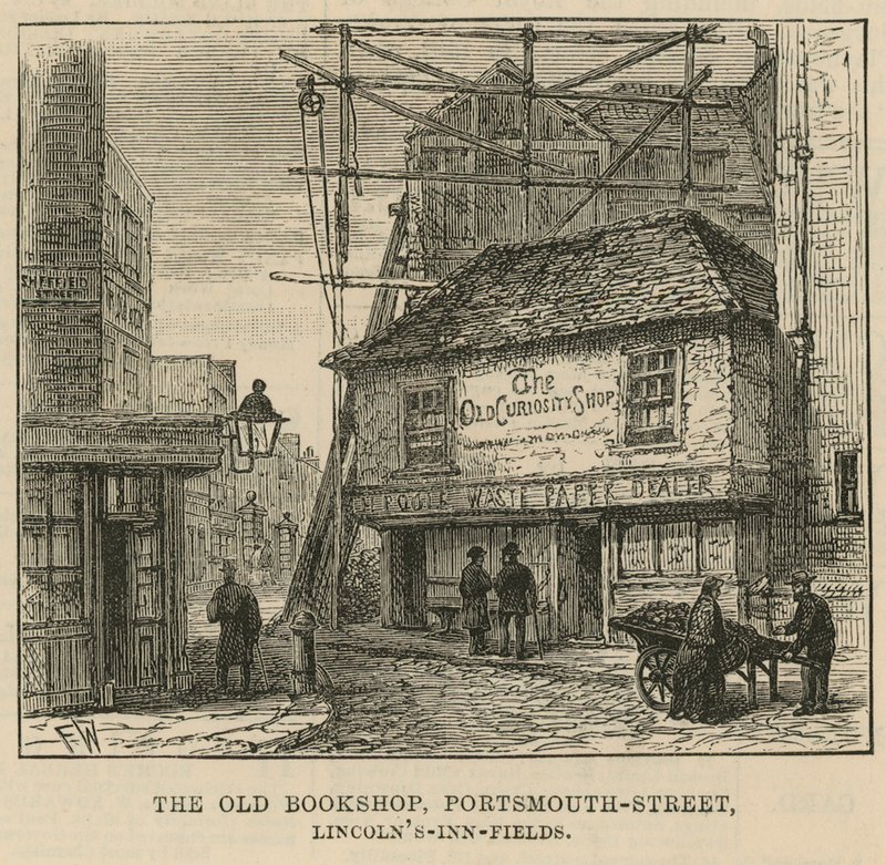 Das Alte Kuriositätenkabinett, Portsmouth Street, Lincolns Inn Fields von English School