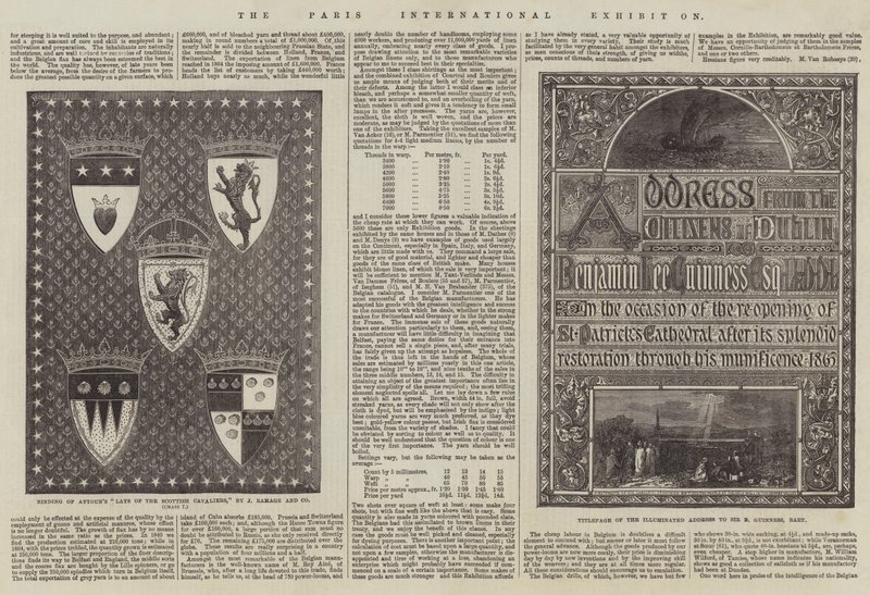 Die Pariser Internationale Ausstellung (Gravur) von English School