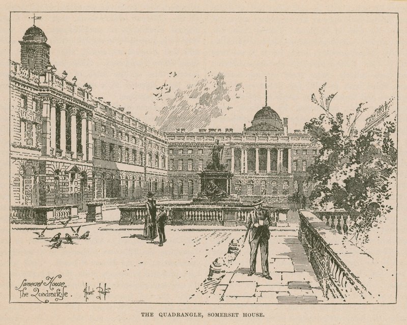 Der Innenhof des Somerset House von English School