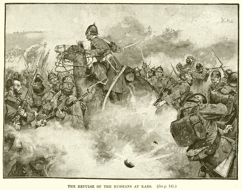 Die Abwehr der Russen bei Kars von English School