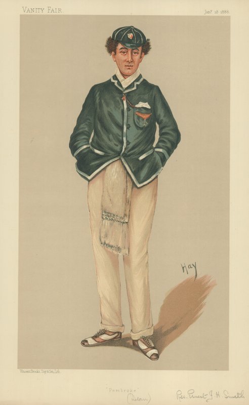 Der Rev Ernest John Heriz Smith MA, Pembroke, 28. Januar 1888, Vanity Fair Karikatur von English School