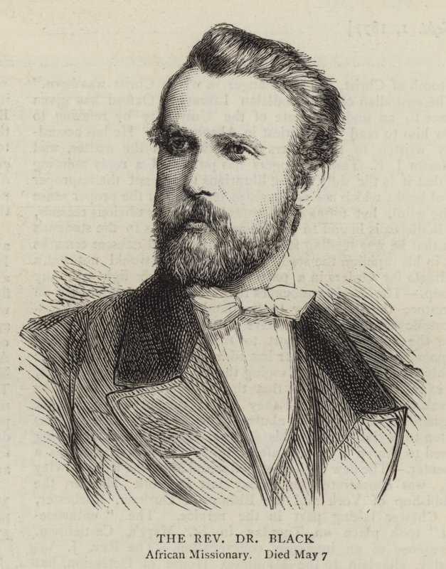 Der Ehrwürdige Dr. Black (Gravur) von English School