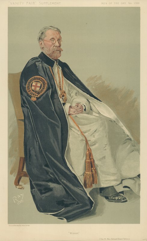 Der Rechte Rev Edward Stuart Talbot, Winton, 11. Oktober 1911, Vanity Fair Karikatur von English School