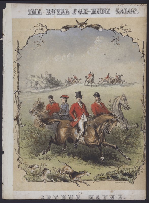 Die königliche Fuchsjagd Galop, von Arthur Mayne von English School