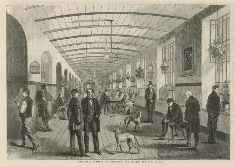 Das Royal Hospital von Bethlehem - die Galerie für Männer von English School