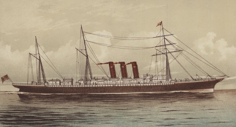 Die SS "City of New York", Inman und International Line von English School