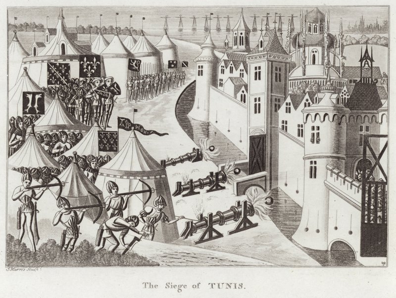 Die Belagerung von Tunis von English School