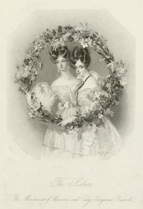 Die Schwestern, die Marchioness von Abercorn und Lady Georgiana Russell von English School