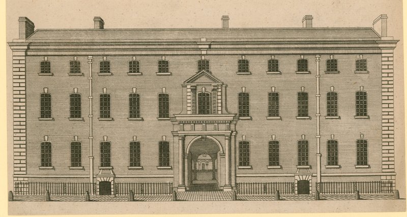 Das South Sea House in der Threadneedle Street, London von English School