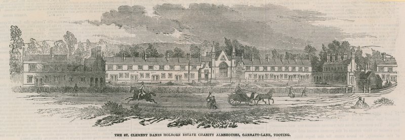 Die Armenhäuser der St Clement Danes Holborn Estate Charity in Garratt Lane von English School