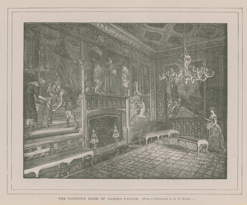 Der Tapisserie-Raum im St Jamess Palace von English School