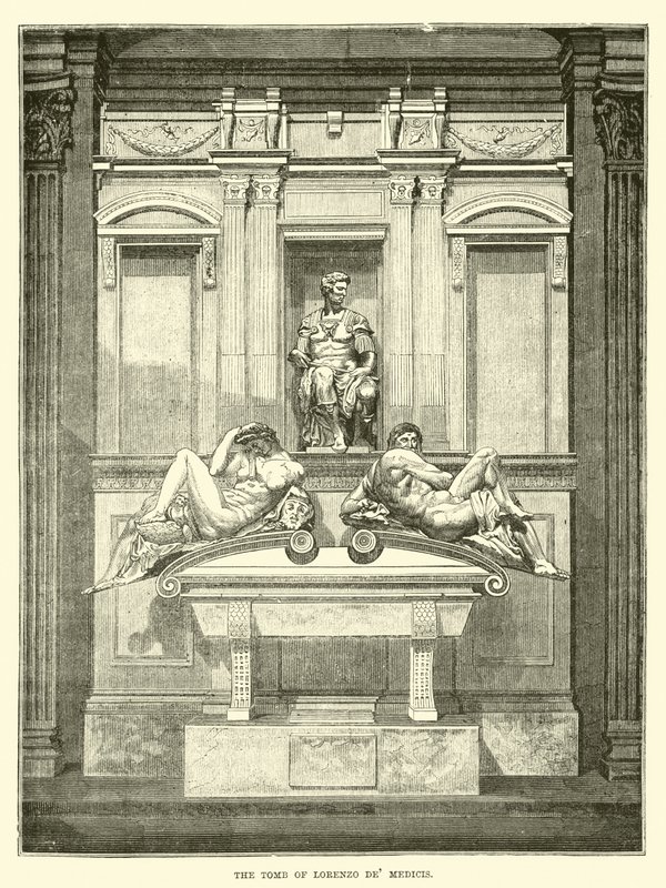 Das Grab von Lorenzo de Medici von English School