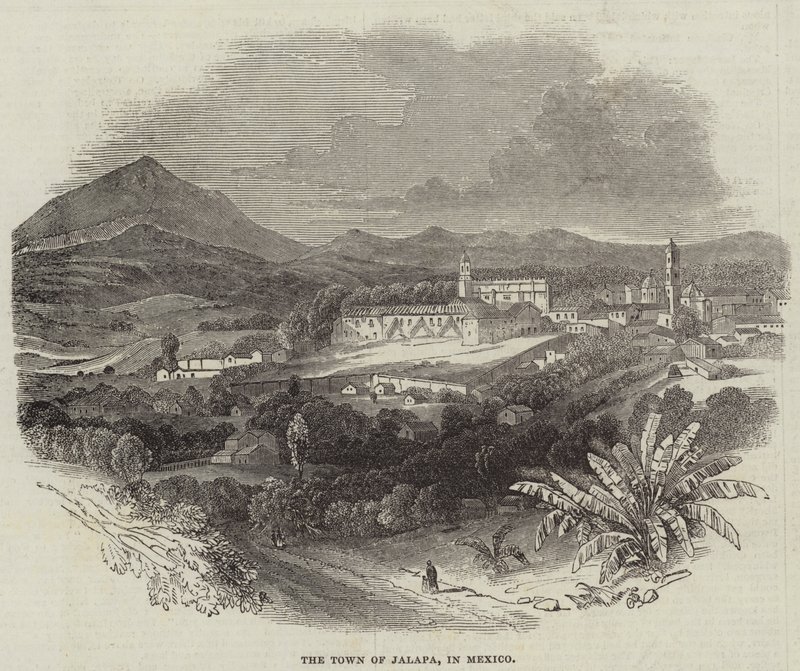 Die Stadt Jalapa in Mexiko von English School