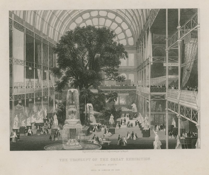 Das Transept der Großen Ausstellung, nach Norden blickend von English School