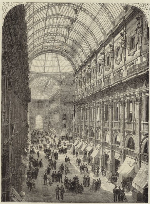 Die Victor-Emmanuel-Galerie von English School