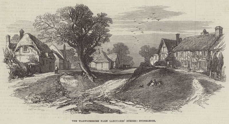 Der Streik der Landarbeiter in Warwickshire, Stoneleigh von English School