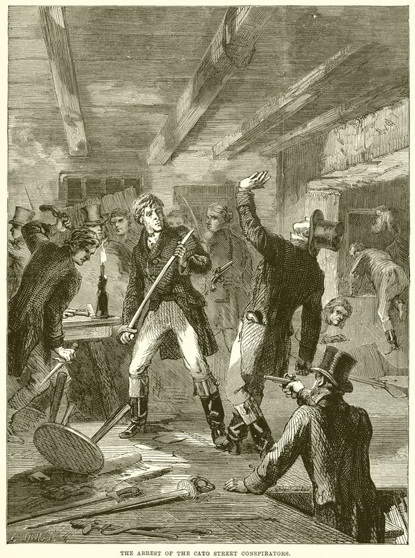 Die Verhaftung der Cato Street Verschwörer von English School